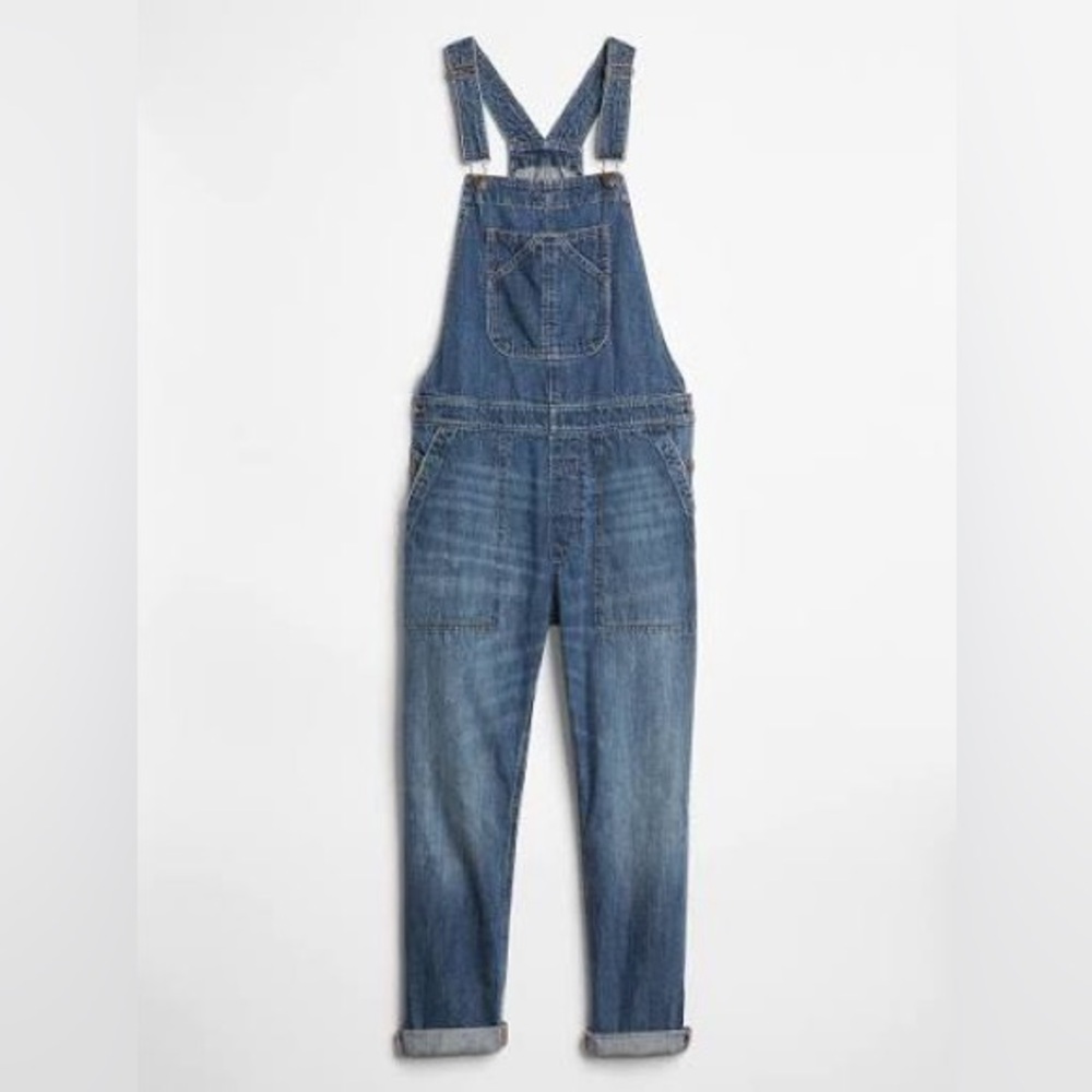 Gap Classic Blue Denim Overalls XXL